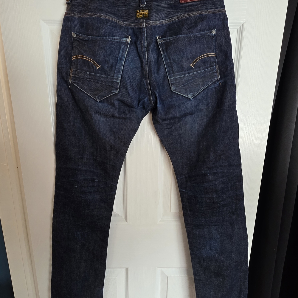 G-Star Men's Dark Blue Slim Jeans - Picture 2 of 7